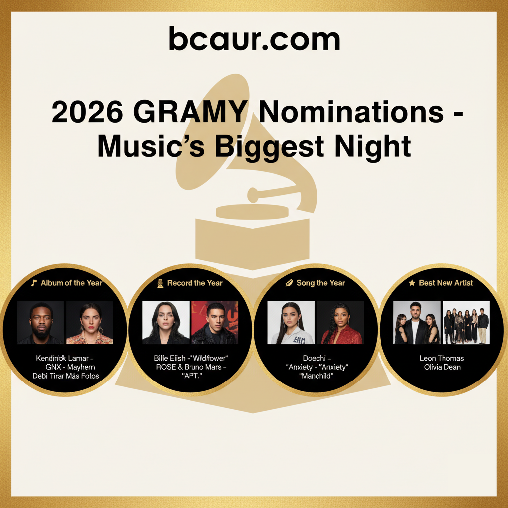 2026 GRAMMY Nominations: A blog from Toronto 🎵